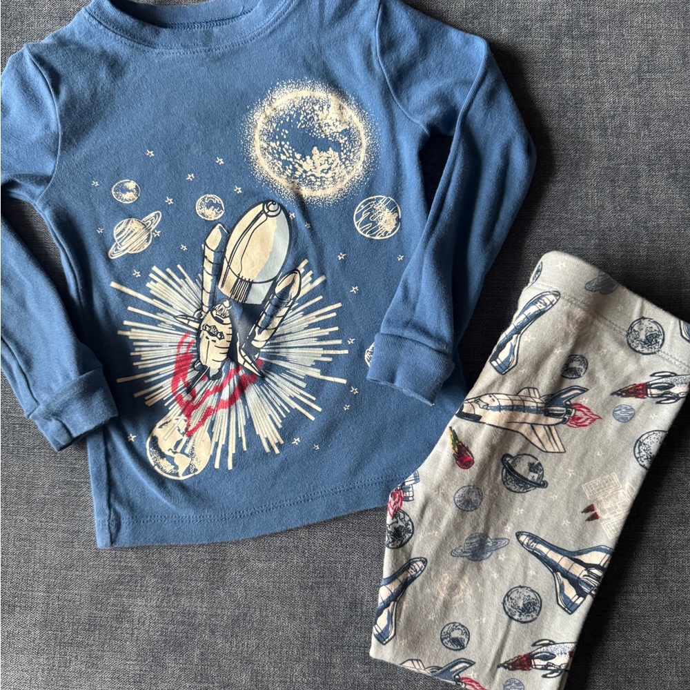 Blue Rocket Kids Pajamas